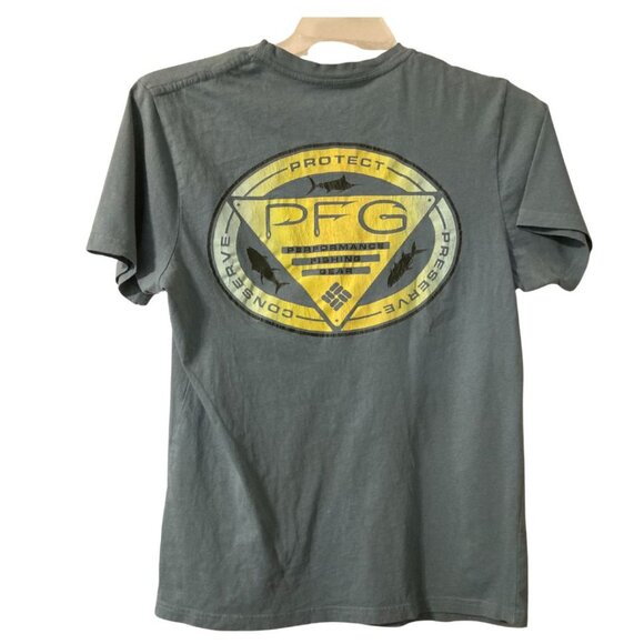 Columbia Retro Light Green Graphic Tee - Picture 2 of 5